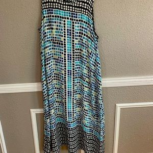 Nic + Zoe lined maxi dress size 1X